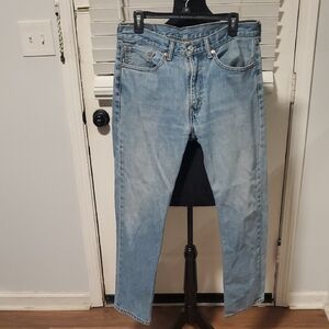 Levi's Sky Blue Straight Jeans